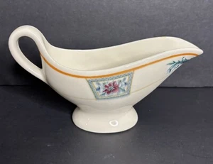 Mayer Diana Gravy Boat Creamer Floral Vintage USA Restaurant China Ware - Picture 1 of 6