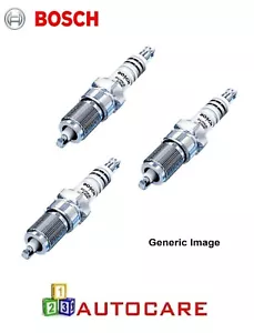 X3 Bosch SuperPlus Spark Plugs For VW Polo 9N 1.2 - Picture 1 of 1