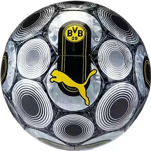 Puma BVB Borussia Dortmund Fussball Ball Culture+ Fanball schwarz silber Gr. 5 - Bild 1 von 1
