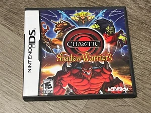 Chaotic Shadow Warriors Nintendo DS Complete CIB Authentic - Picture 1 of 4