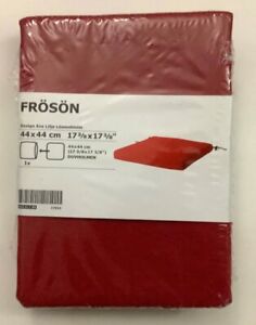 New IKEA FROSON Cover for back cushion, outdoor red 17 3/8 x 17 3/8 "