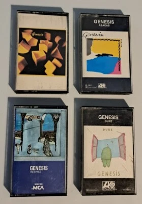 Lot of 4 Genesis Audio Cassette Tapes Rock Music-Phil Collins Good Condition  - Image 1 of 4