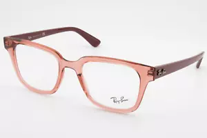 Ray-Ban RB4323-V 5942 Unisex quadratische Brille Rahmen transparent hellrot 51 mm - Bild 1 von 10