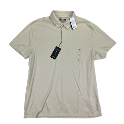 Polo Alfani Para Hombres AlfaTech Elastizado Sólido Marrón Arroz XL Foto 1 de 4