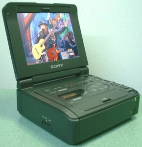 SONY DSR-V10 MINI DV VIDEO WALKMAN TV VCR MONITOR WORK GREAT FOR VIDEO TO DVD BN - Picture 1 of 3