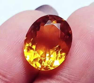 Citrine 7.20 Ct Loose Gemstone Oval Shape Certified - Image 1 of 4