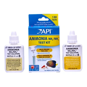 API AMMONIA TEST KIT TROPICAL COLDWATER AND MARINES FISH TANK AQUARIUM - Picture 1 of 7
