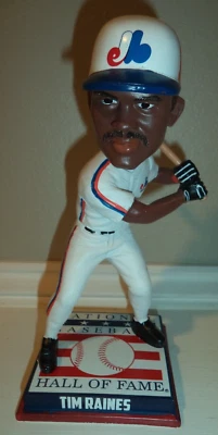 Tim Raines Hall Of Fame Montreal Expos Forever Collectibles Limited Bobblehead - Image 1 of 4
