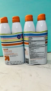 Sports Sunscreen Spray - SPF30 - 14.6oz - Exp 02/2027 (2 Packs Of 2) - Picture 1 of 3
