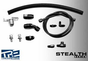 Kit de suministro y drenaje de aceite turbo Treadstone Performance 48" 3AN Garrett Borg Warner - Imagen 1 de 1
