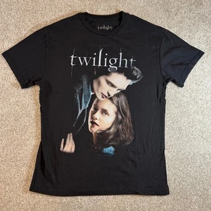 T-shirt poster film Twilight nera uomo taglia media cotone Edward Bella - Foto 1 di 5