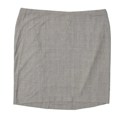 Falda lápiz recta a cuadros marrón Lane Bryant talla 26 nueva con etiquetas talla grande Foto 1 de 4