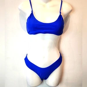 New Blue Bikini Sexy Beach Cute Swimsuit 416 Womens Size M - Picture 1 of 8