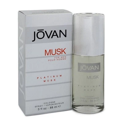 Одеколон-спрей для мужчин Jovan Platinum Musk 3 унции - Изображение 1 из 4