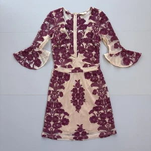 FOR LOVE & LEMONS Talla XS Temecula Malla Bordada Mini Vestido Hada Capricho - Imagen 1 de 11