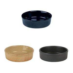 Round Tapas Dish 14.5cm /12.5cm /10cm Various Colour Stoneware Table Serving 12 - Picture 1 of 4