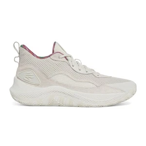 Under Armour Curry 3Z 24 Men’s Basketball Shoes Size 10.5 White Clay Beige Suede - Picture 1 of 17