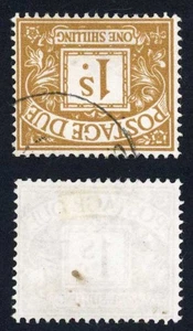 SGD64Wi 1/- Pfosten Due Wmk Krone seitlich invertiert gebraucht Cat 85 - Bild 1 von 1