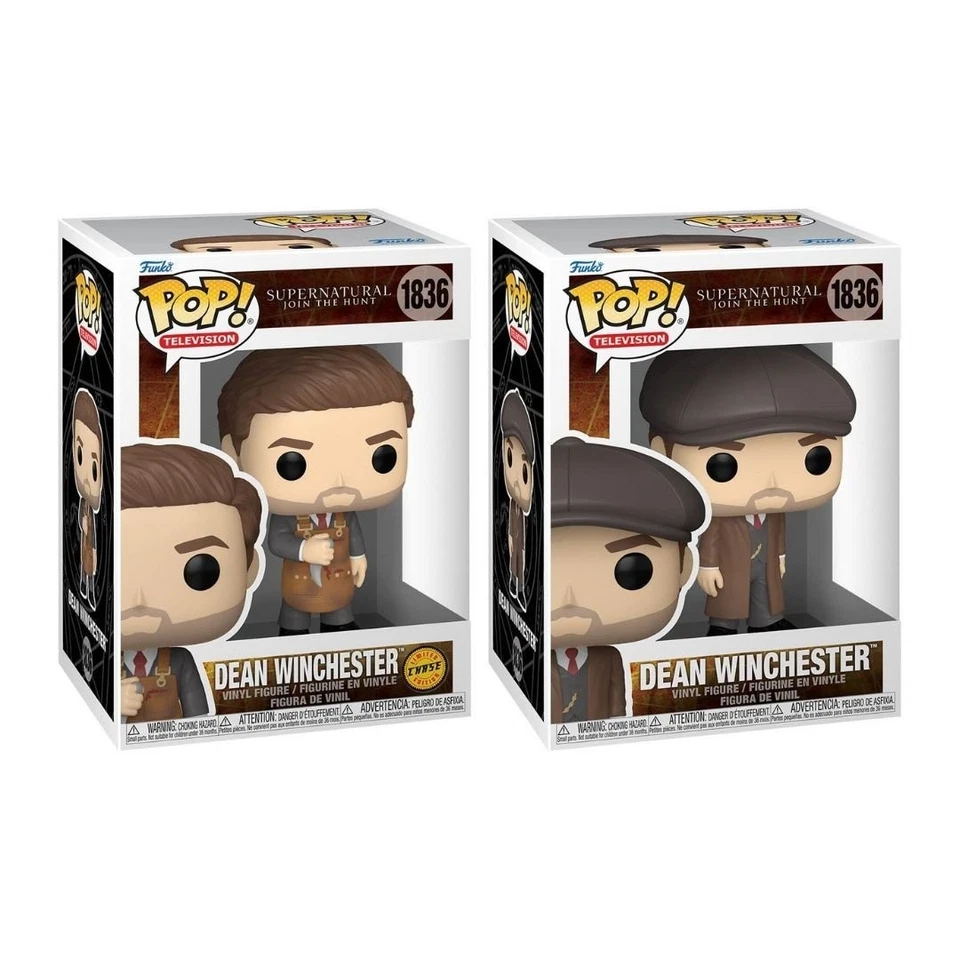 Funko Supernatural Dean Winchester Figures #1836 Bundle 2 Pack w/ Chase PRE-SALE - Image 1 of 4