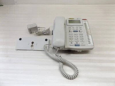 CORTELCO 2222021-TP2-27E БЕЛЫЙ ПРОВОДНОЙ ТЕЛЕФОН СО ШНУРОМ ПИТАНИЯ И ПОДСТАВКОЙ - Изображение 1 из 2