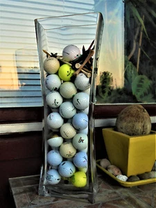 Golfbälle Logo Golfbälle Konvolut Sammlung Mix International + dekorativer Vase  - Bild 1 von 4