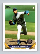 1993 Topps Inaugural Colorado Rockies Russ Swan #96 Seattle Mariners