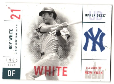 Roy White NY Yankee Legent 2001 Upper Deck MLB Card #117 A - Image 1 of 2