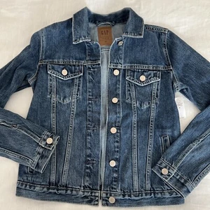 Chaqueta vaquera para mujer Gap azul lavado medio talla X-pequeña nueva XS NUEVA CON ETIQUETAS - Imagen 1 de 6