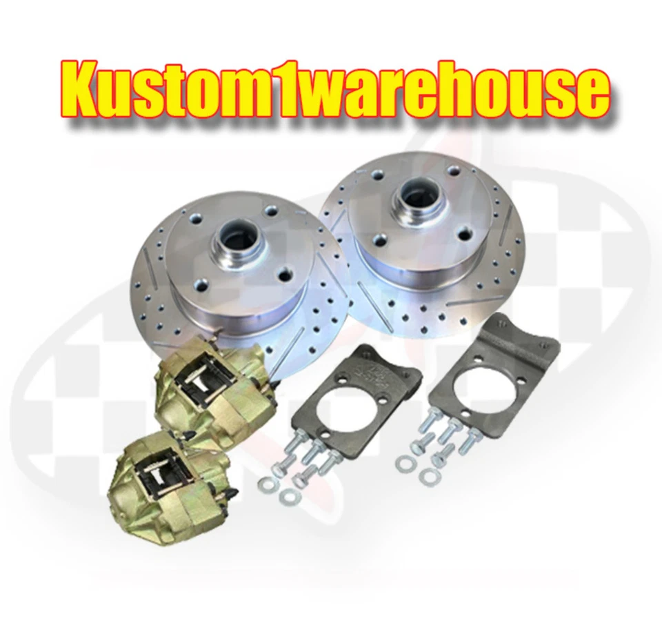 Bolt on balljoint disc front brake conversion kit VW Volkswagen 4 on 130mm VW - Image 1 of 1