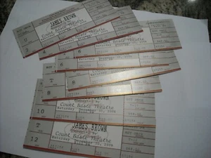 JAMES BROWN tickets,,12-30-2006 Count Basie Theater collectible - Picture 1 of 3
