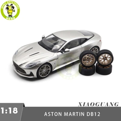 1/18 Aston Martin DB12 Goldfinger Version Diecast Model Toy Car Gifts - Image 1 of 4