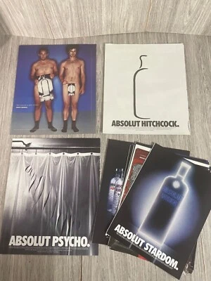 Absolut Vodka Magazine Advertisements Hollywood Actors Movie Them lot of 14 - Image 1 of 4