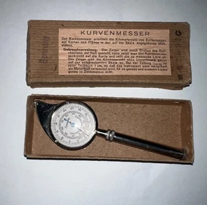 Vintage Kuevenmesser Germany Map Measurer with Original Box - Picture 1 of 7