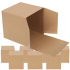10-pak 6x6x6 Kraft Faliste ruchome pudełka wysyłkowe dla małych firm-FI