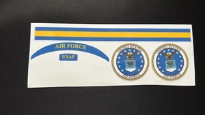 US Air Force Mini Football Helmet Decal Set - Picture 1 of 1