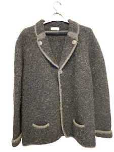 Bergdorf Goodman on the plaza NY Hofer nuovo cappotto lana giacca grigio bottoni 86 R-02 - Foto 1 di 6