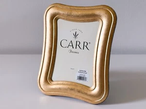 Carr Gold Leaf 5 x 7 Tabletop Picture Frame - Picture 1 of 7