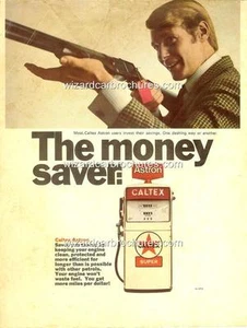 1968 CALTEX PETROLEUM OIL AUSTRALIA A3 POSTER AD ADVERT ADVERTISEMENT BROCHURE - Picture 1 of 1