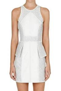 Nuevo sin etiquetas Vestido de Cuero SASS & BIDE "We Carry On" - Crema - Talla 8 - $990 - Imagen 1 de 11