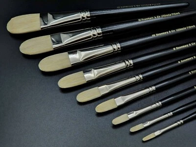 Rosemary & Co Ultimate Bristle Filbert Full Range  - Image 1 of 3