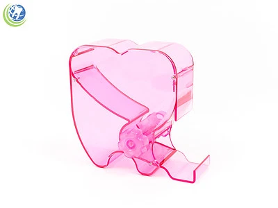 Dental Cotton Roll Dispenser Molar Shaped See-through Reddish Pink - Image 1 of 4