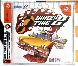CRAZY TAXI 2, SEGA DREAMCAST, DC JAPAN/ASIAN MARKET, BRAND NEW FACTORY SEALED !! - Picture 1 of 4
