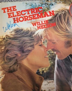 Willie Nelson Electric Horseman LP Hülle signiert - Bild 1 von 3