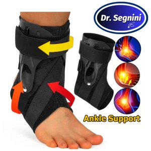 ANKLE BRACE COMPRESSION SUPPORT STABILIZER WRAP LACE UP PAIN RELIEF FOOT✅JVG-098 - Picture 1 of 12