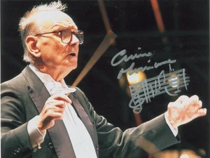 Ennio Morricone Autogramm Spiel mir das Lied vom Tod Autograph - Bild 1 von 1