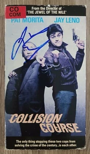 Jay Leno Signed Collision Course VHS Actor Stand Up Comedian LEGEND RAD - Picture 1 of 1