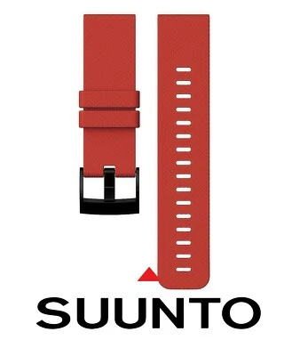 New 24mm SUUNTO Traverse Core Rubber Strap Red AW16 Diver Watch Band 24 - Image 1 of 2