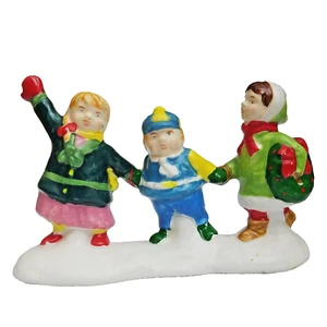 Dept 56 1992 Nanny And The Preschoolers The Original Snow Village #54305 Joyful - Picture 1 of 10