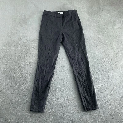 Pantalón ajustado gris texturizado Reiss para mujer talla US 6 algodón y elastano 3766 Foto 1 de 4