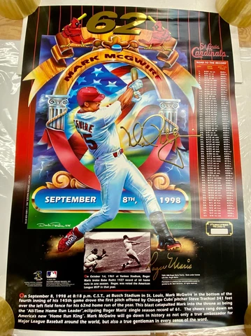 62 Mark McGuire 1998 Poster Cover